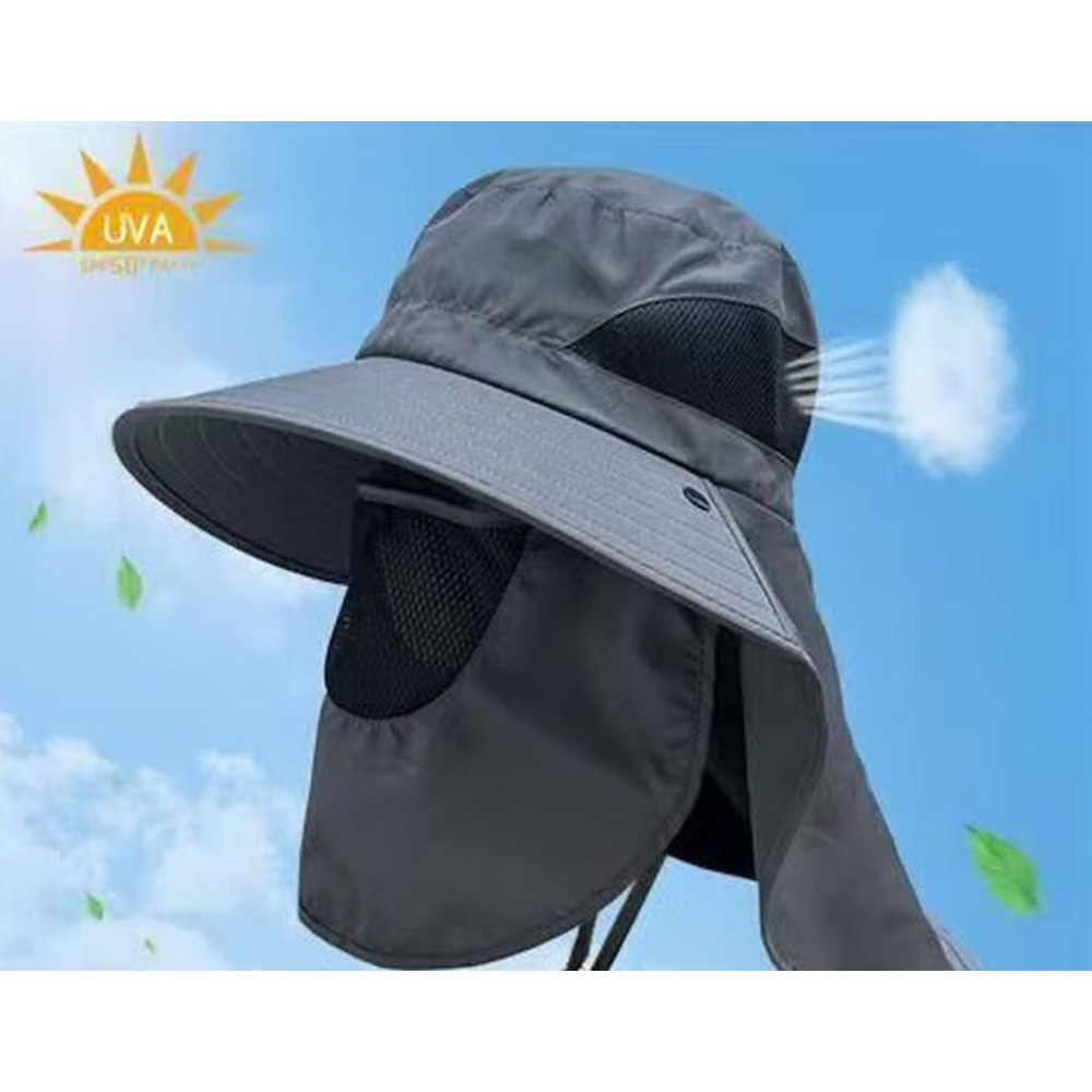 Sommerlicher Sonnenschutzhut für Herren – ideal zum Angeln, Wandern und für Outdoor-Aktivitäten._voghion.com