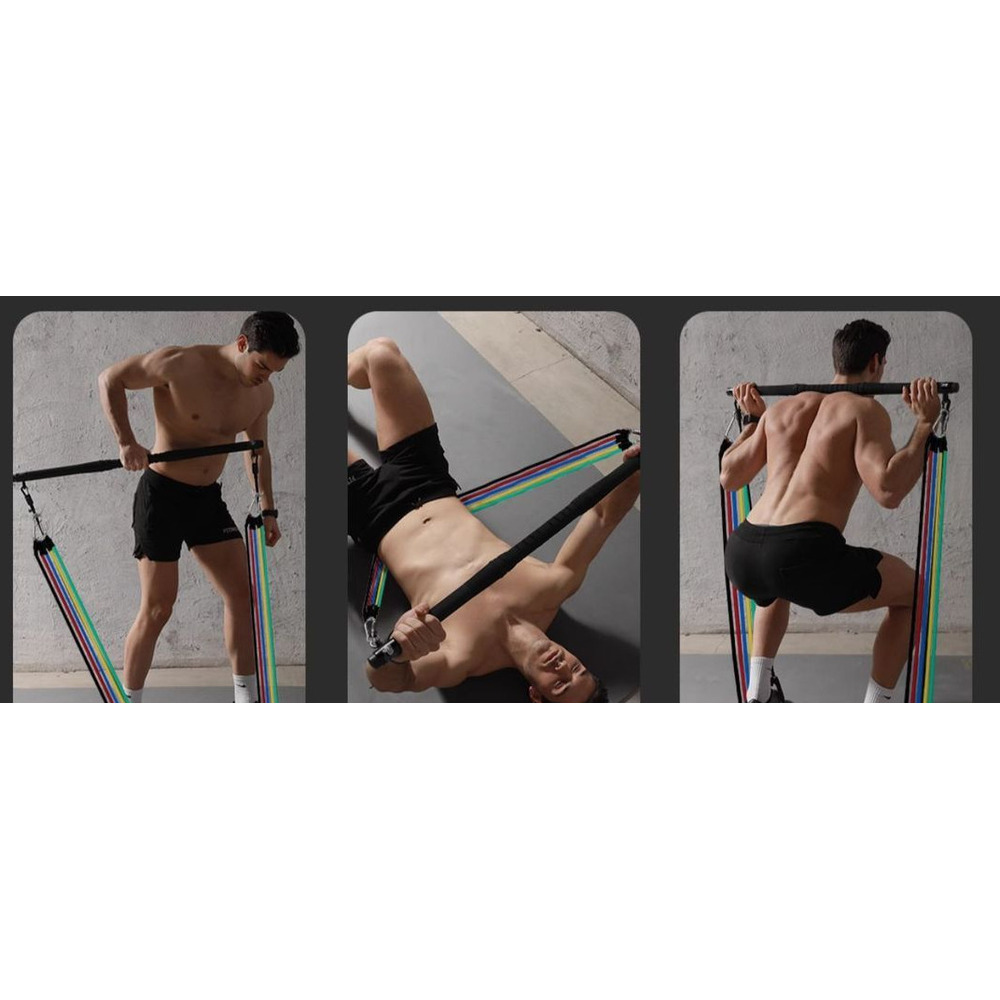 Fitness, Extension de la poitrine élastique, Entraînement musculaire, Équipement de fitness pour hommes, Bandes de résistance pour la perte de poids à domicile_voghion.com