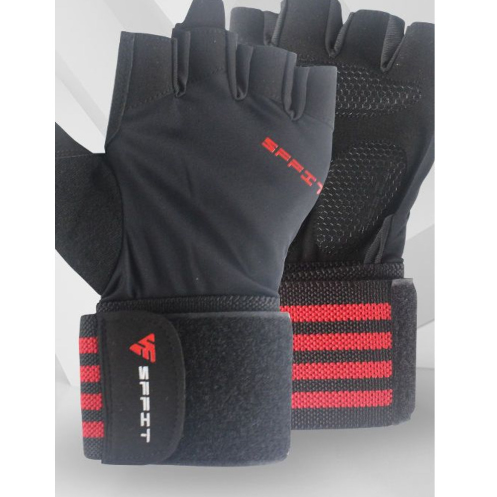 Men's Gloves, Non-slip, For Dumbbells And Barbells, Callus Protection, Integrated Wrist Support, Two-in-one Fitness_voghion.com