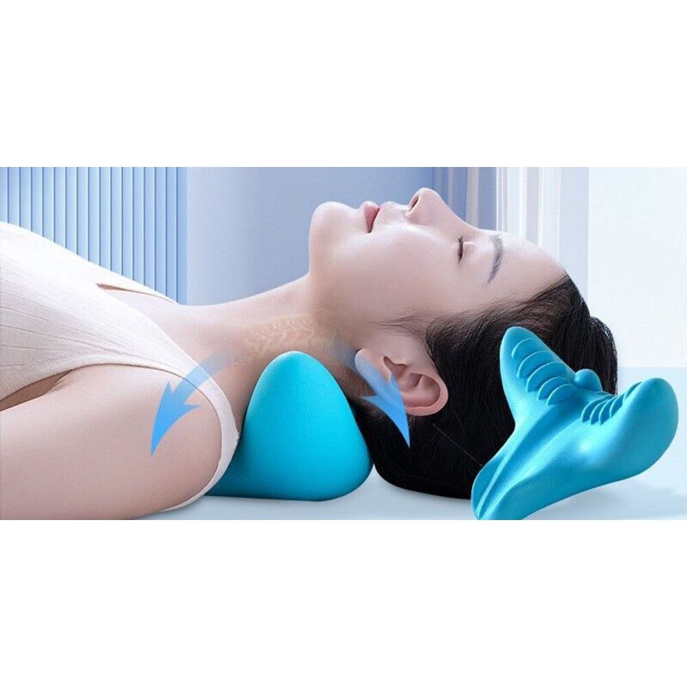 Almofada de massagem cervical para alívio de dores no pescoço_voghion.com