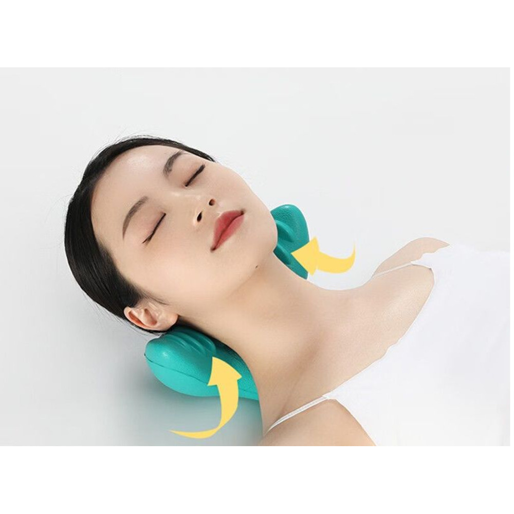 Almofada de massagem cervical para alívio de dores no pescoço_voghion.com