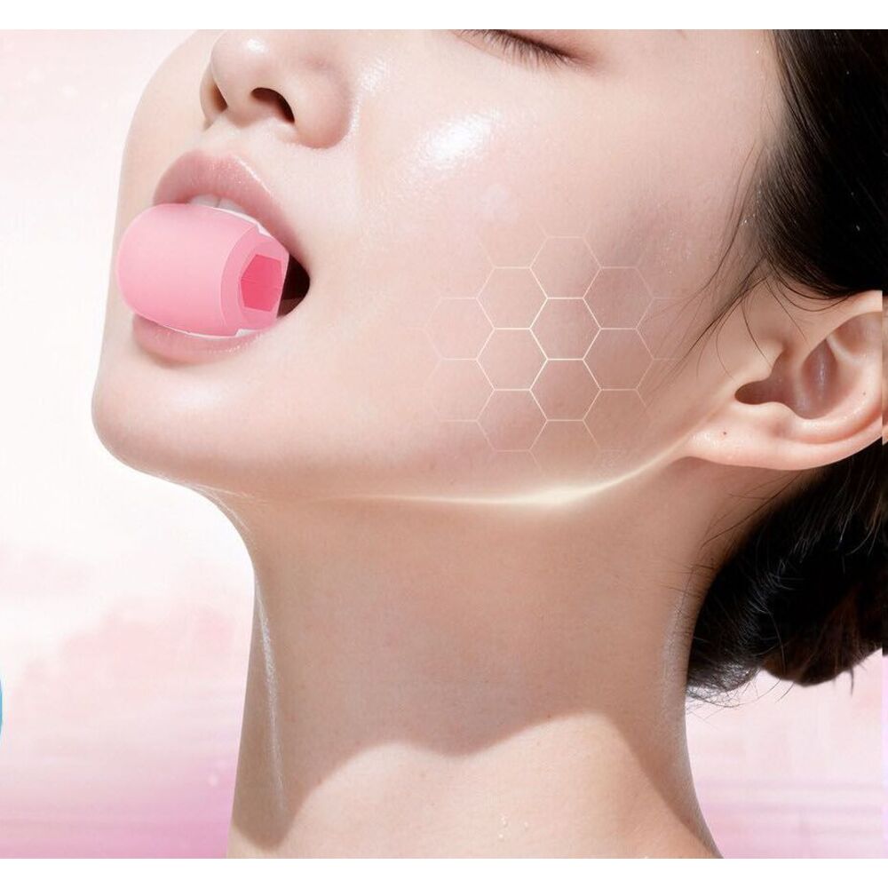 Facial Yoga Trainer Face Masseter Muscle Contour Exercise Ball Jawline Plumping Sunken Temples Magic Tool_voghion.com