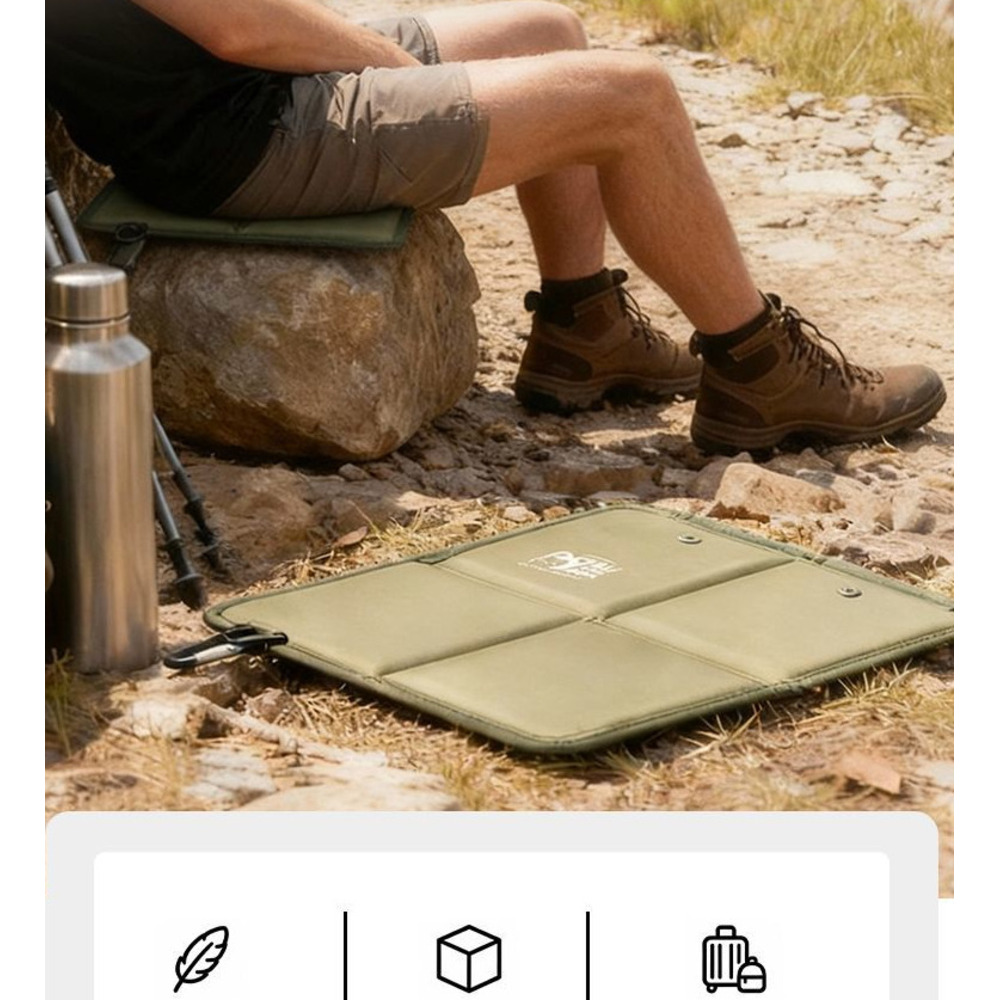 Opvouwbaar campingkussen verdikte picknickmat voor buiten_voghion.com