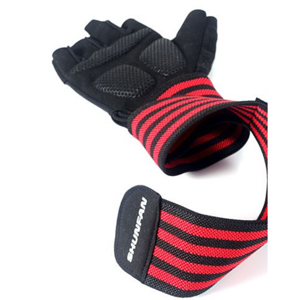 Men's Gloves, Non-slip, For Dumbbells And Barbells, Callus Protection, Integrated Wrist Support, Two-in-one Fitness_voghion.com