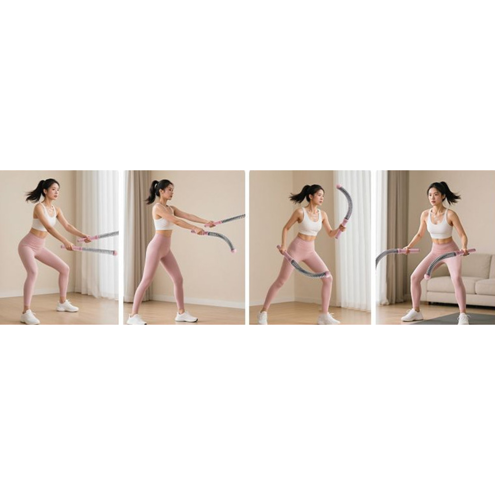 Draadloos battle rope voor thuistraining en armversteviging_voghion.com