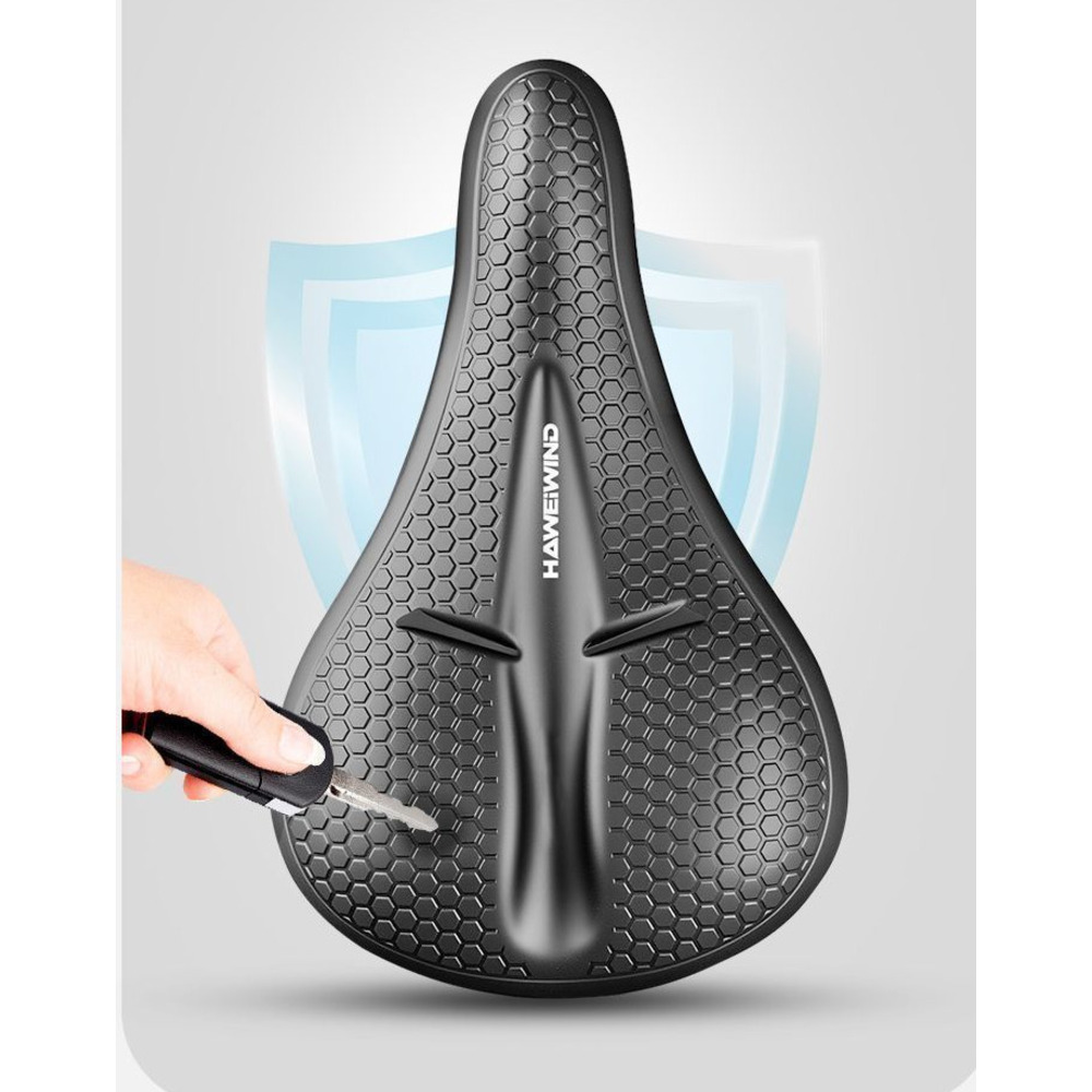 Housse de selle et coussin de vélo ultra-doux et épais pour prévenir les douleurs fessières, idéal pour le VTT et le vélo de route. Accessoires inclus._voghion.com
