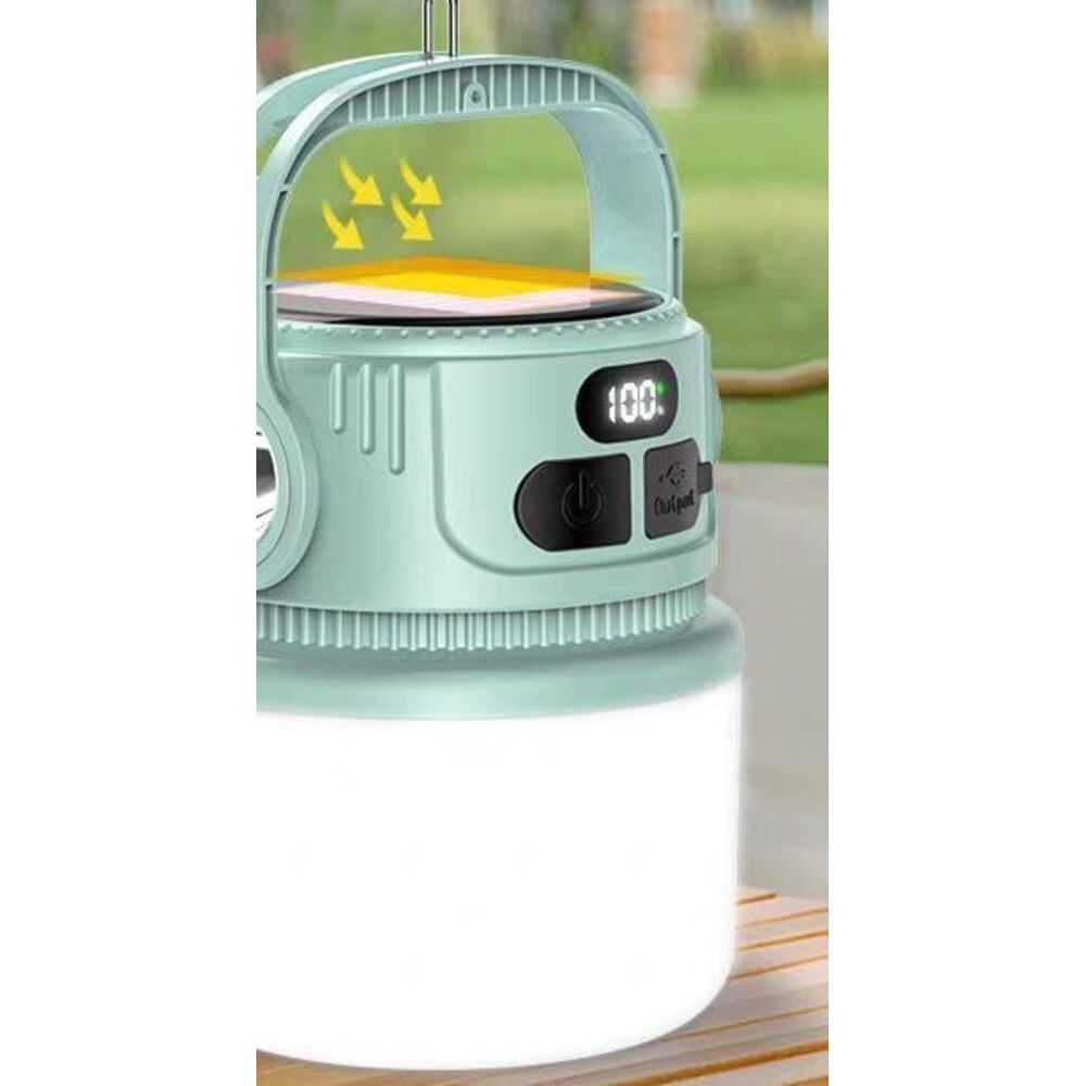 Solarbetriebene Outdoor-Campingleuchten für Nachtmärkte, Zelte, Stände und Straßenhändler; energiesparende Hängeleuchten für Zuhause_voghion.com