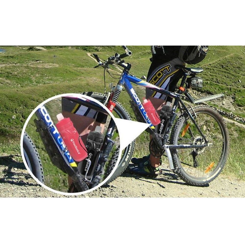 Gourde pour vélo de route et VTT, gobelet étanche portable à pression pour activités de plein air_voghion.com