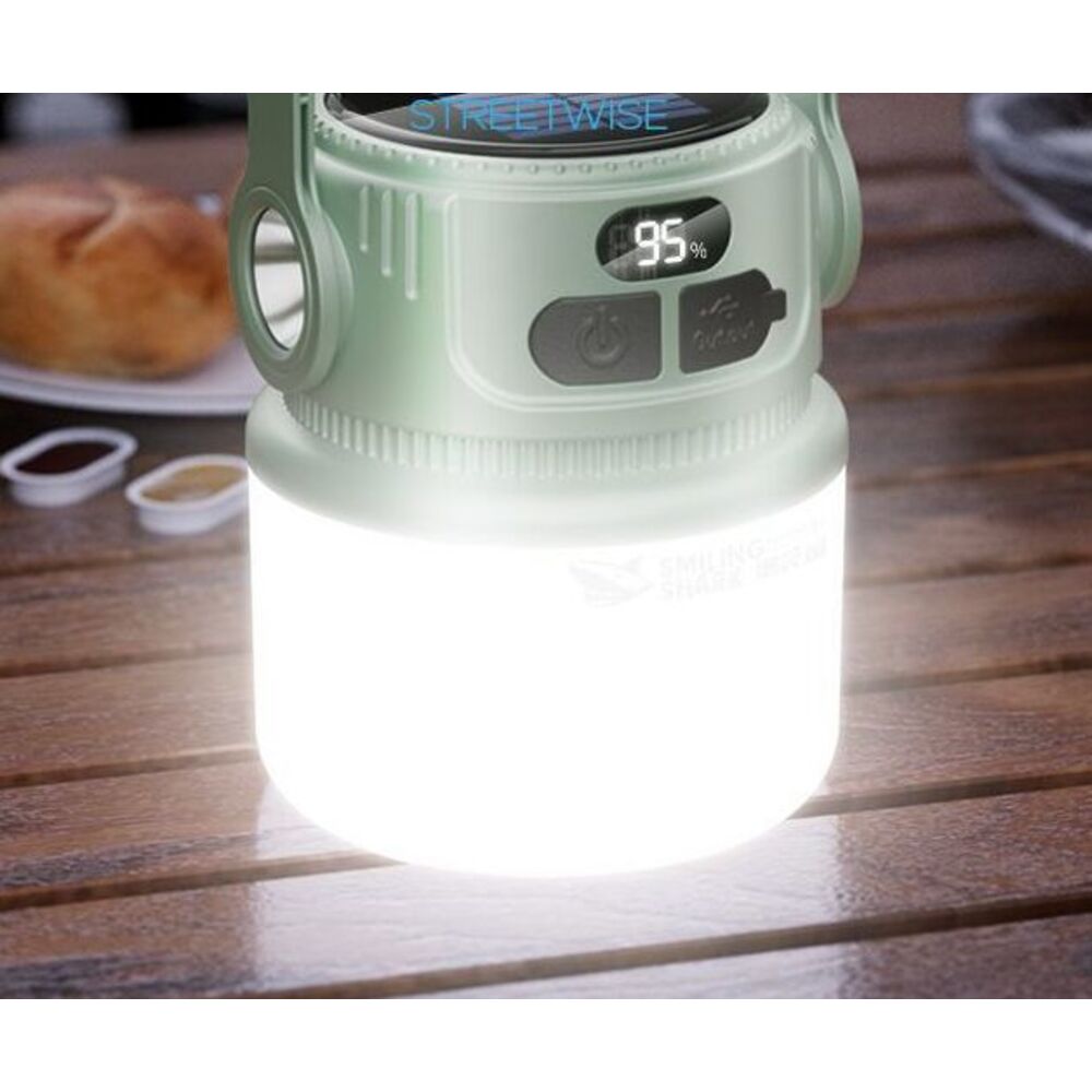 Solarbetriebene Outdoor-Campingleuchten für Nachtmärkte, Zelte, Stände und Straßenhändler; energiesparende Hängeleuchten für Zuhause_voghion.com