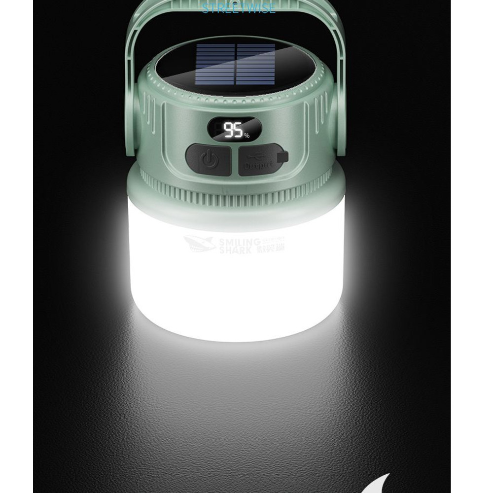 Solarbetriebene Outdoor-Campingleuchten für Nachtmärkte, Zelte, Stände und Straßenhändler; energiesparende Hängeleuchten für Zuhause_voghion.com