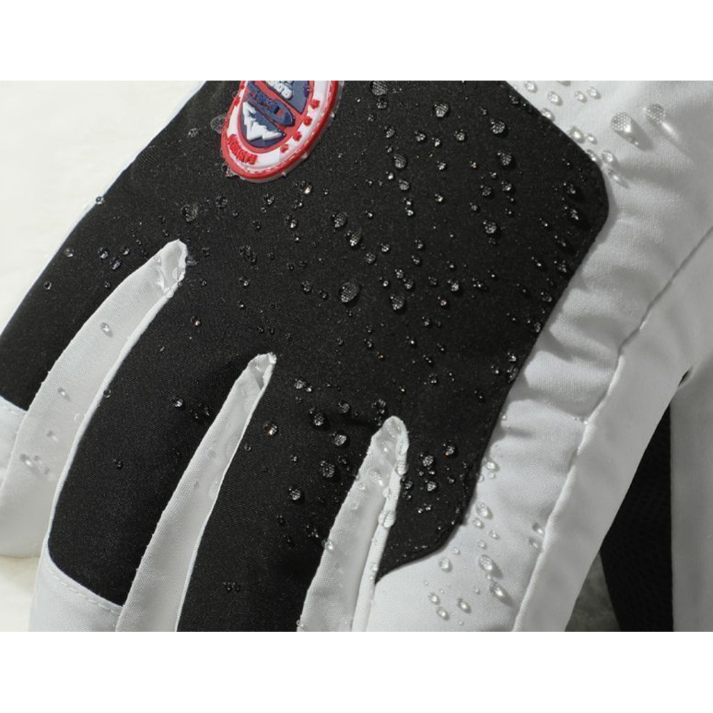 Warm Outdoor Ski Gloves For Men And Women, Winter Windproof Cold-Resistant Five-Finger Gloves, Fleece-Lined, Thickened,_voghion.com