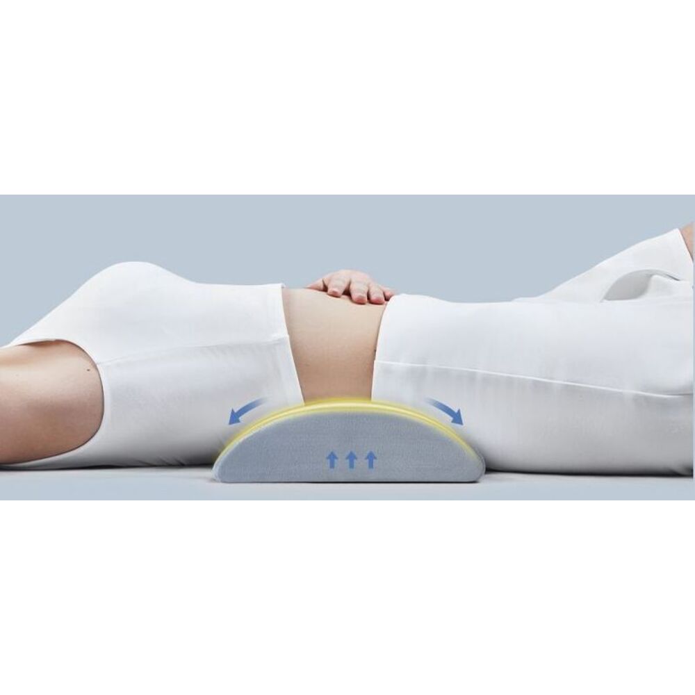 Lumbar Sleeping On Bed, Memory Foam Pillow Ergonomic For The Spine, Lumbar Support_voghion.com