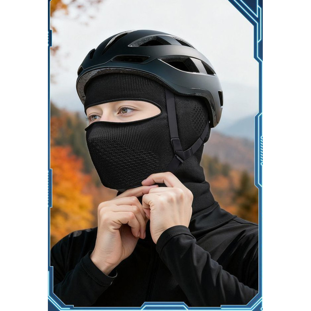 Cycling Face Mask For Winter, Warm Windproof Balaclava For Cycling_voghion.com