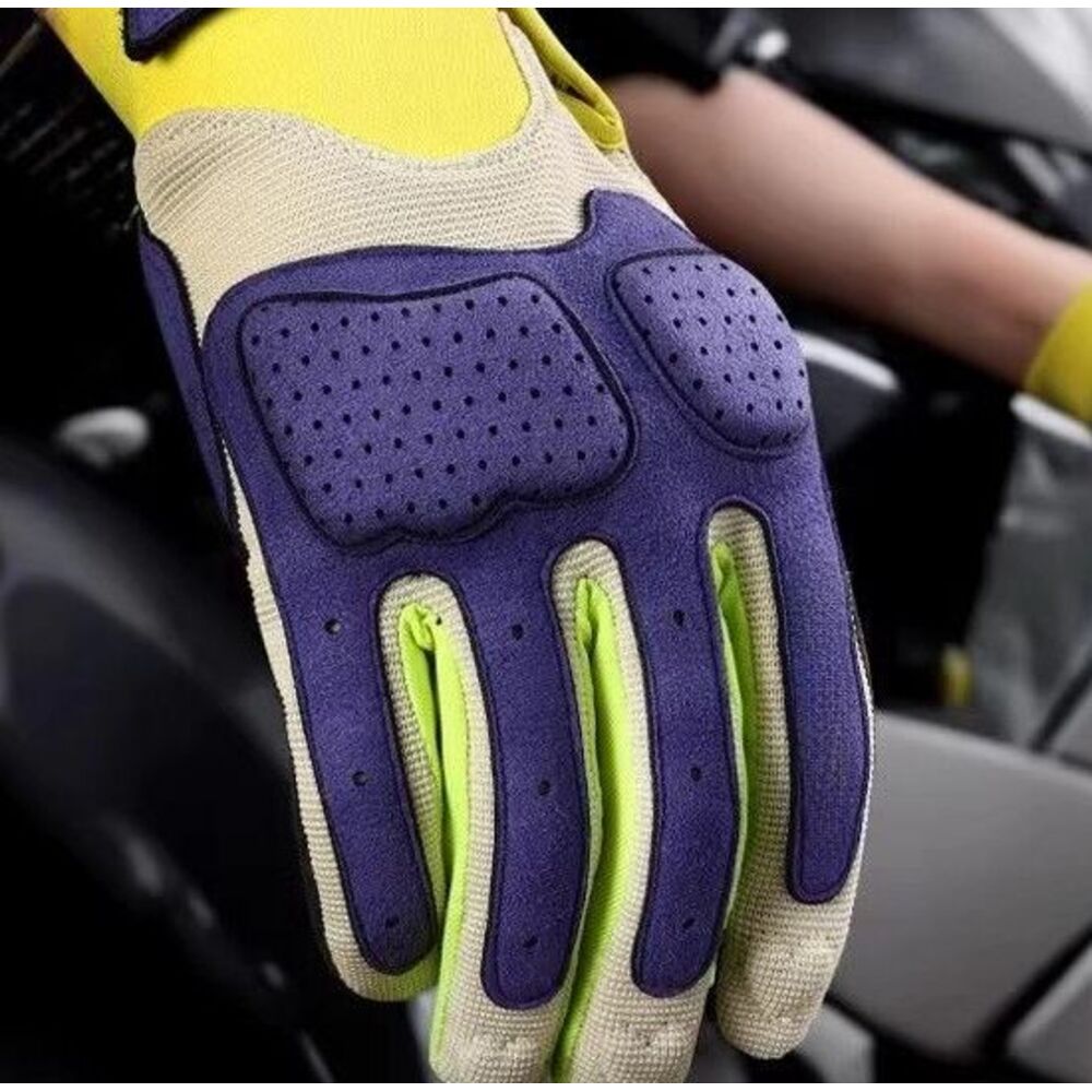 Damen-Sommer-Sonnenschutz-Atmungsaktive Renn- und Vintage-Motorradhandschuhe für Herren mit Touchscreen-Funktion_voghion.com