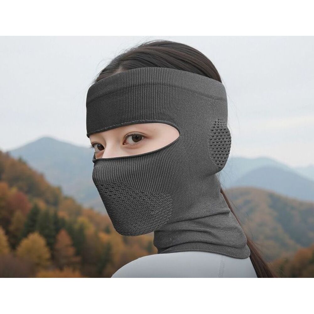 Autumn Winter Cycling Face Mask Warm High Elasticity Head Cover Men And Women Motorcycle Ski Mountaineering Windproof_voghion.com