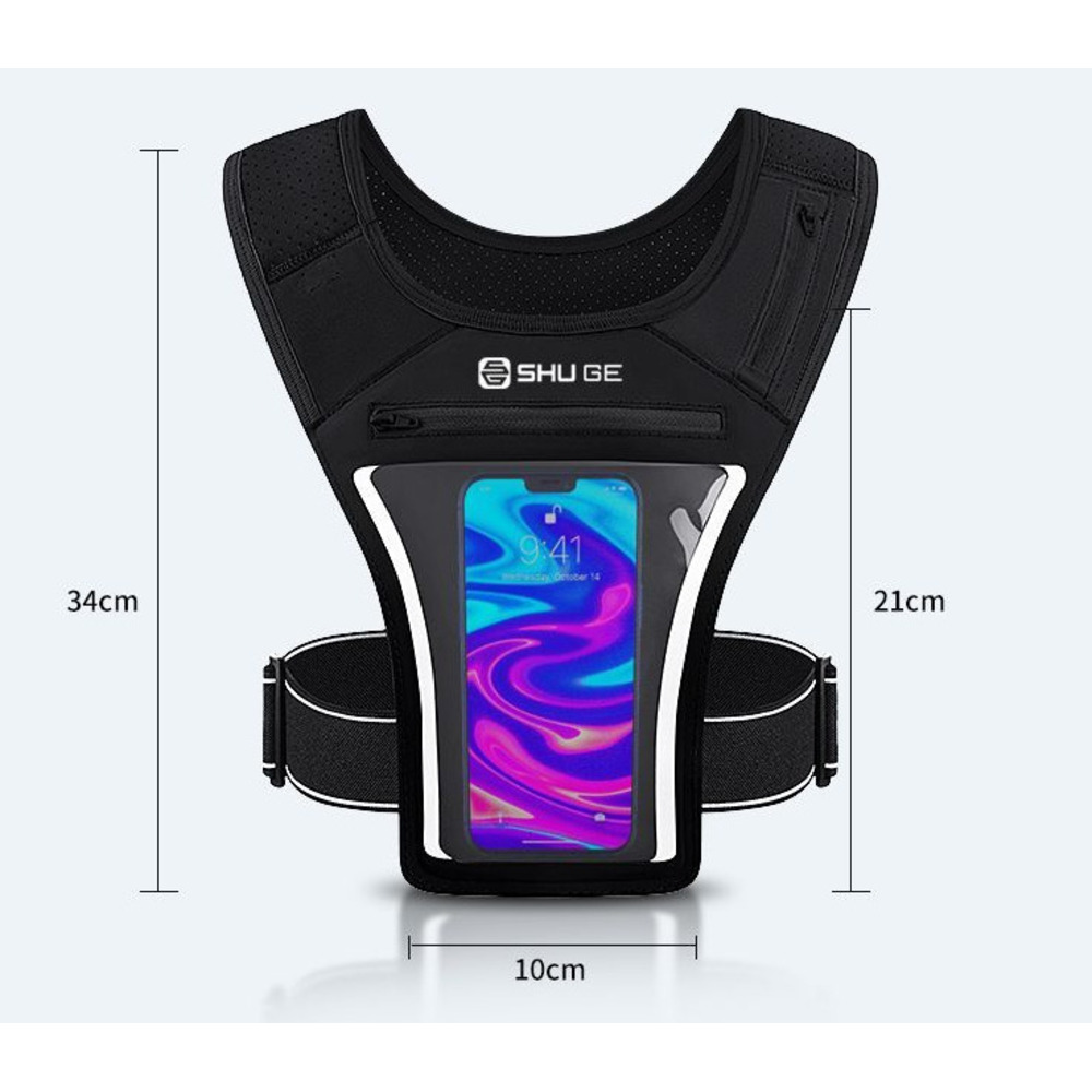 Chaleco ligero y transpirable Shuge para correr maratones, ideal para deportes al aire libre y ciclismo de montaña._voghion.com