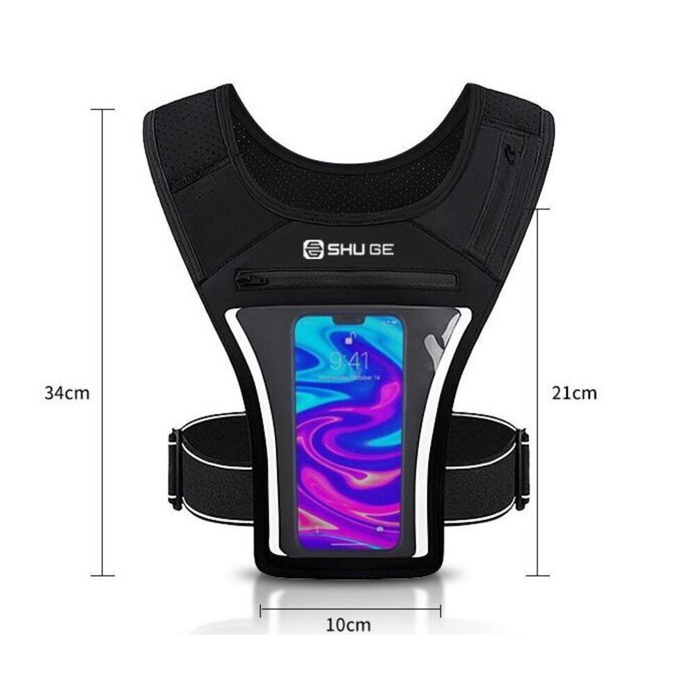 Chaleco ligero y transpirable Shuge para correr maratones, ideal para deportes al aire libre y ciclismo de montaña._voghion.com