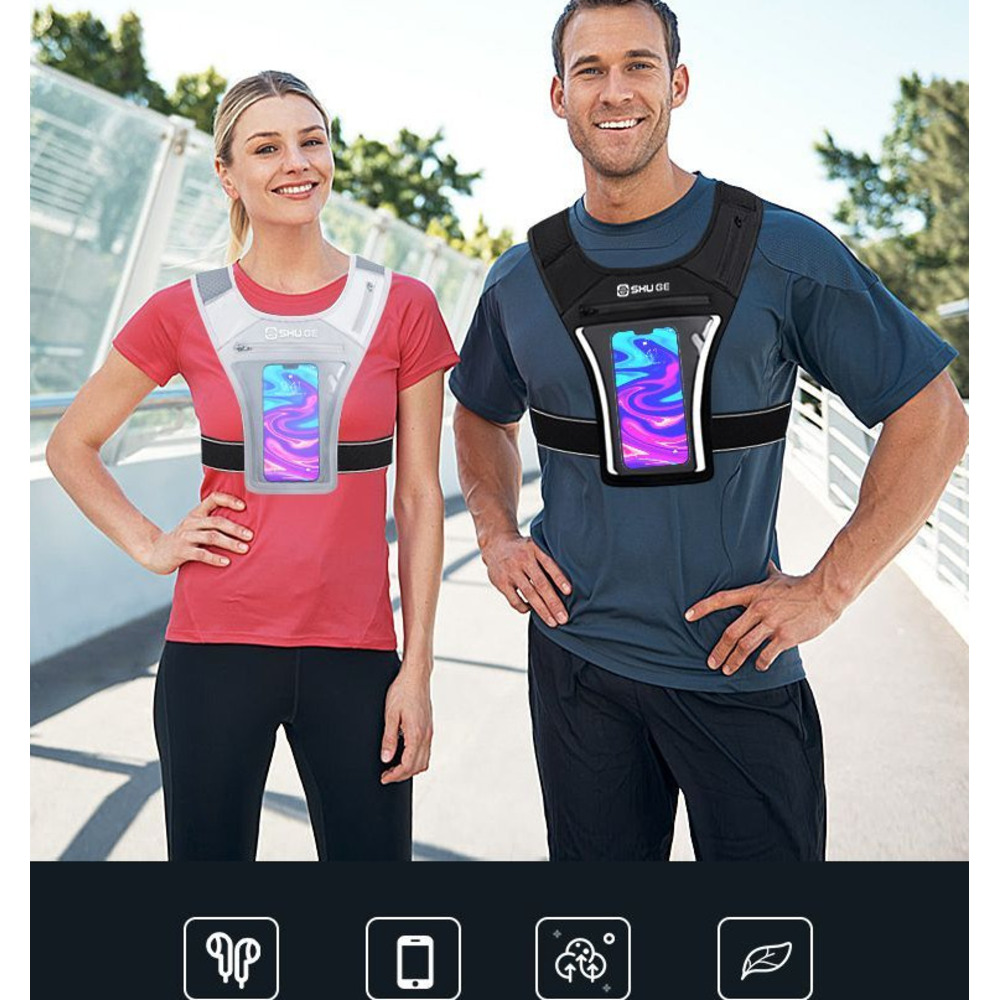 Chaleco ligero y transpirable Shuge para correr maratones, ideal para deportes al aire libre y ciclismo de montaña._voghion.com