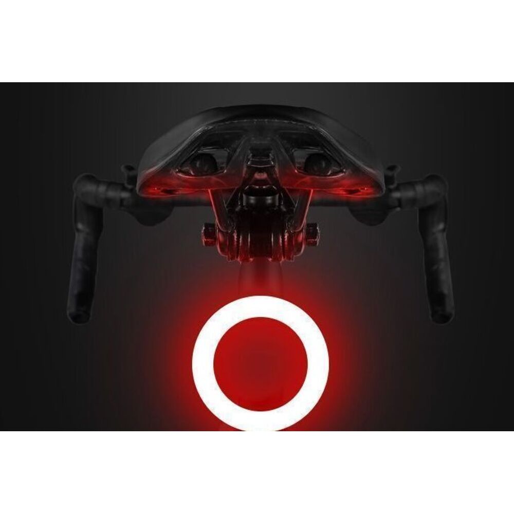 Mountain Bike Heart-shaped Tail Light, Mountain Road Bike, Rechargeable Bicycle, Cycling, Children's Safety Decoration,_voghion.com