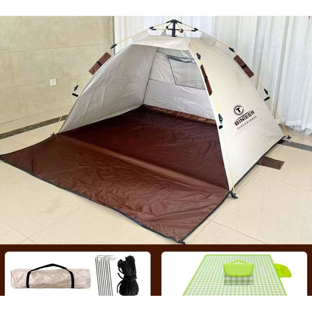 Quick-open Tent, No Installation Required, All-in-one Design, Portable Convenient For Outdoor Use, Sun Protection,_voghion.com