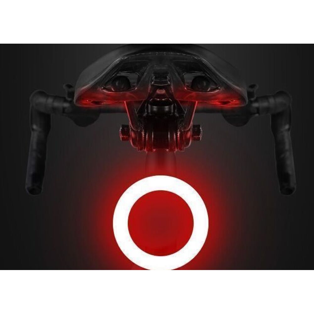 Mountain Bike Heart-shaped Tail Light, Mountain Road Bike, Rechargeable Bicycle, Cycling, Children's Safety Decoration,_voghion.com