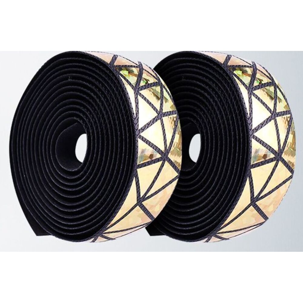 High-visibility Reflective Handlebar Tape For Road Bikes, Gradient Color Shock-absorbing Anti-slip Cycling Gear_voghion.com