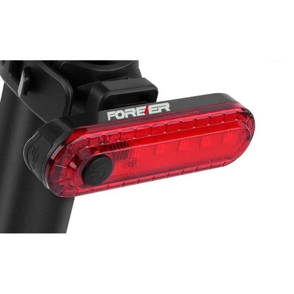 [Permanent] Hartvormig fietsachterlicht met waarschuwingslampje voor opladen tijdens het fietsen, geschikt voor mountainbiken in het donker en fietsen in het donker._voghion.com