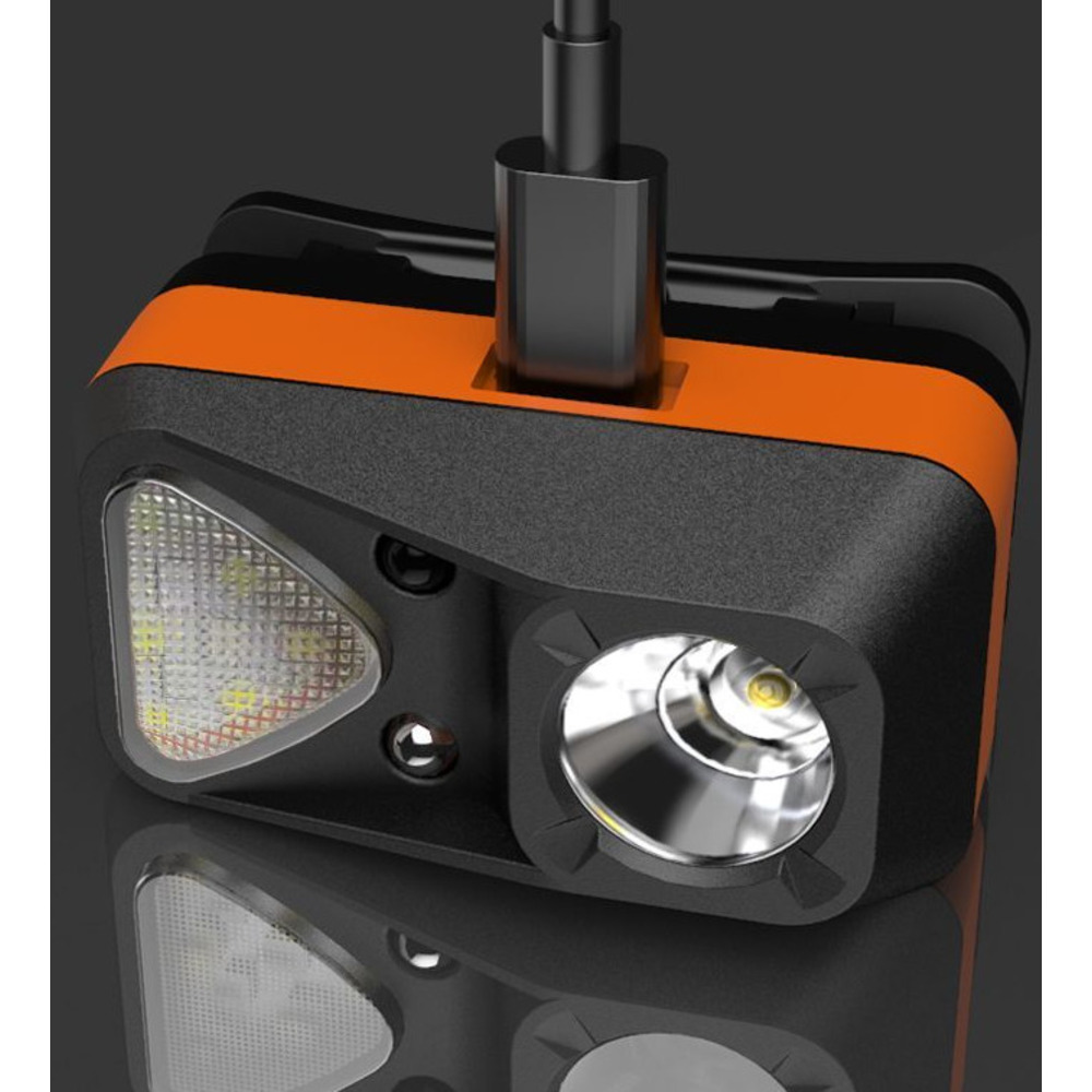 Headlamp Super Bright Rechargeable Head-Mounted High-Intensity Sensor Flashlight Small Portable Night Fishing Light_voghion.com