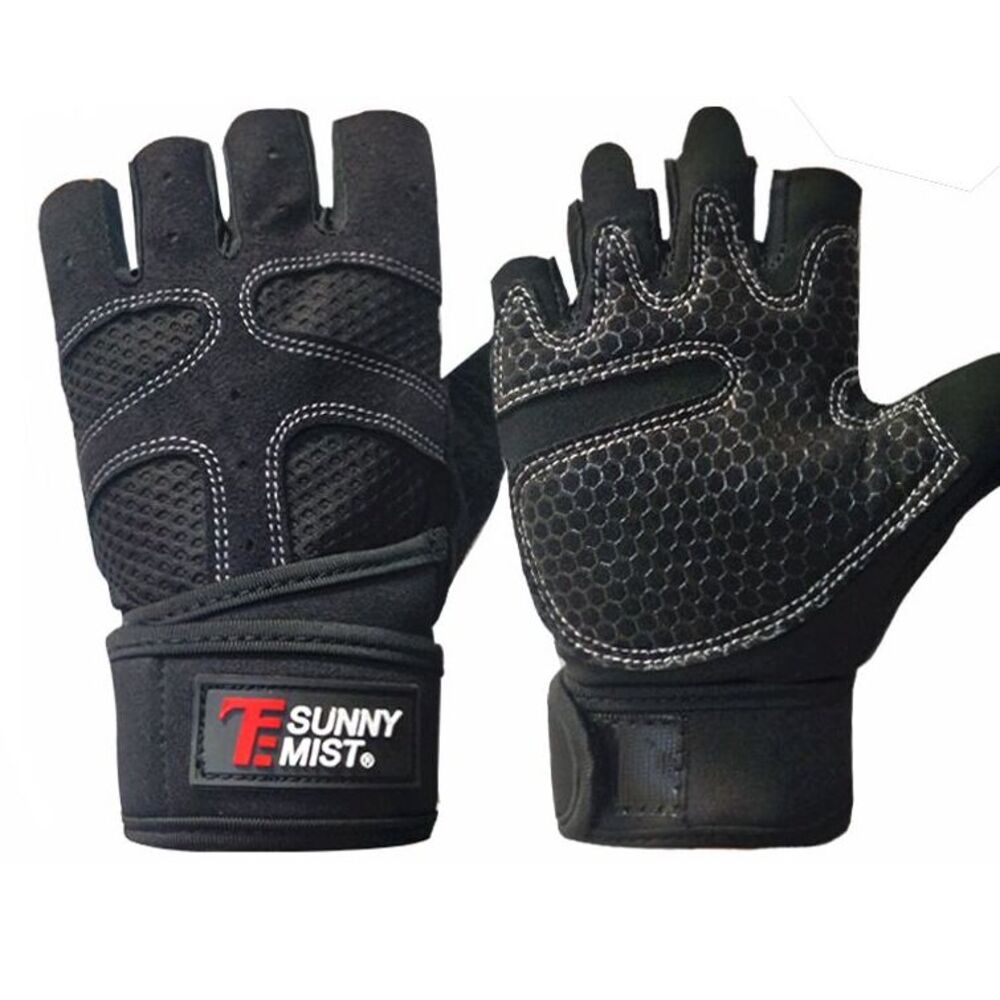 Fitness Men Half Finger Thin Breathable Dumbbell Equipment Horizontal Bar Non-Slip Wear-Resistant Wrist Support Women_voghion.com