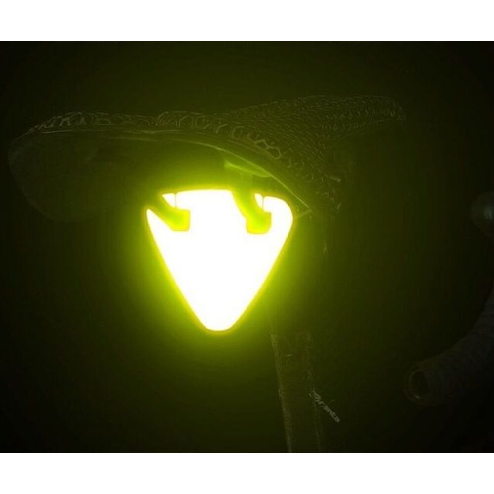 Mountain Road Bike Cycling Safety Warning Pendant Emergency High Brightness Reflective Tail Light Triangle Decoration_voghion.com