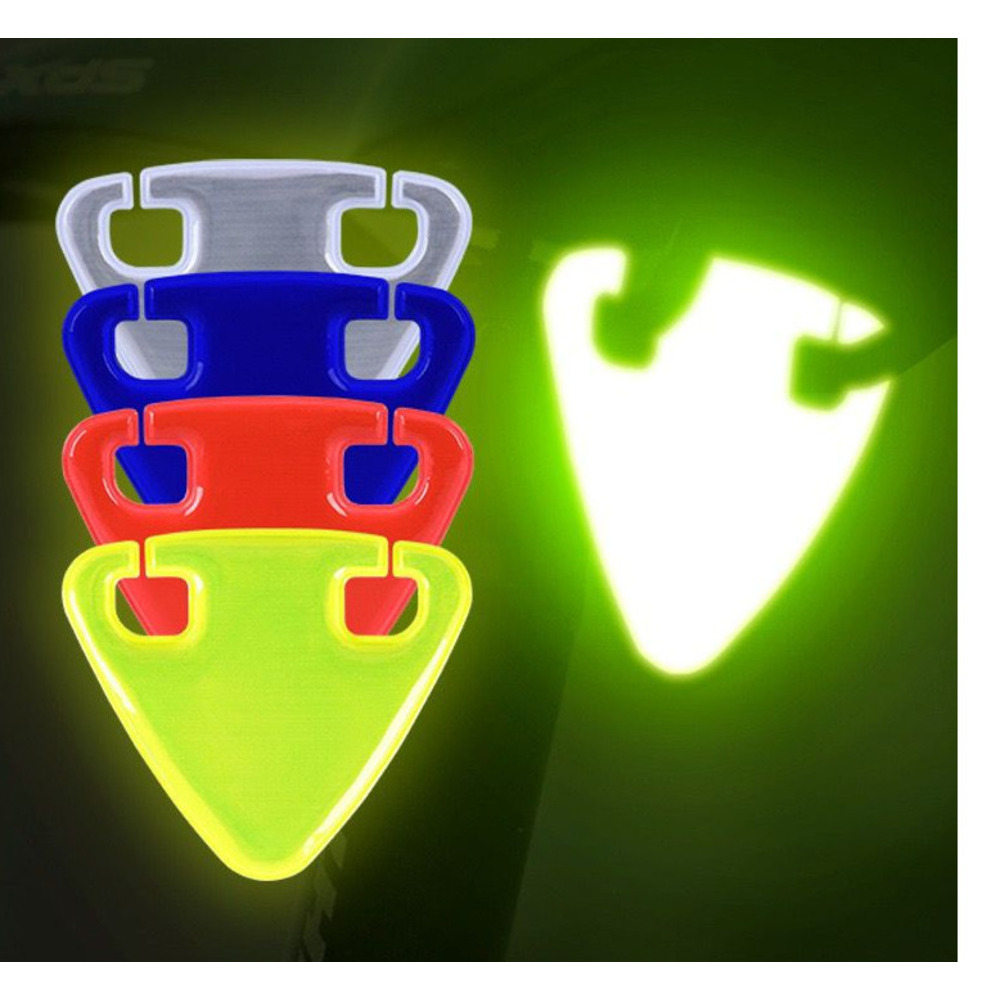 Bicycle Reflective Triangle Safety Tail Light For Cycling Warning_voghion.com