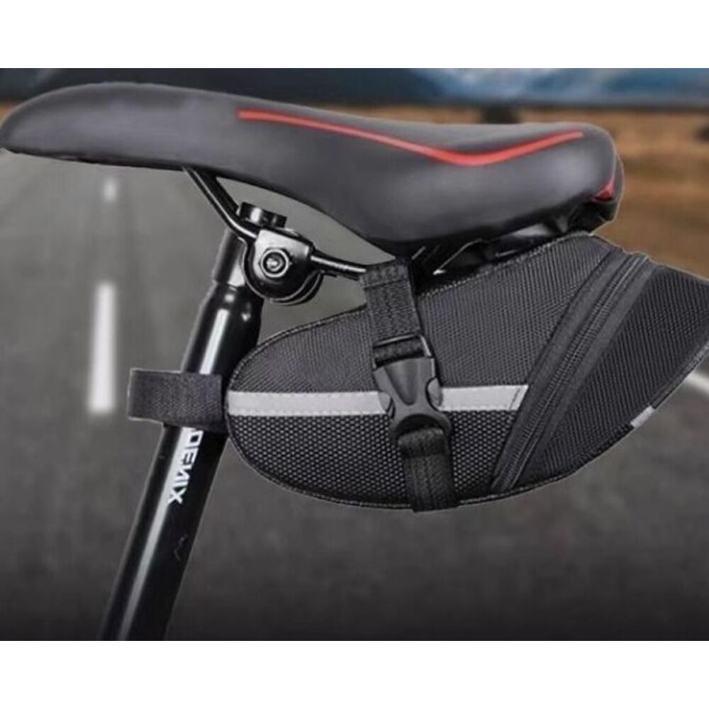 Borsa da sella posteriore rigida, multifunzionale e di grande capacità per bicicletta e mountain bike._voghion.com