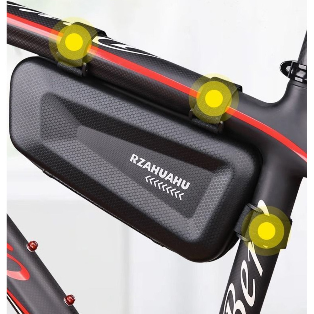 Bicycle Hard Shell Triangle Road Bike Tool Front Beam Top Tube Bag Motorcycle Riding Gear_voghion.com