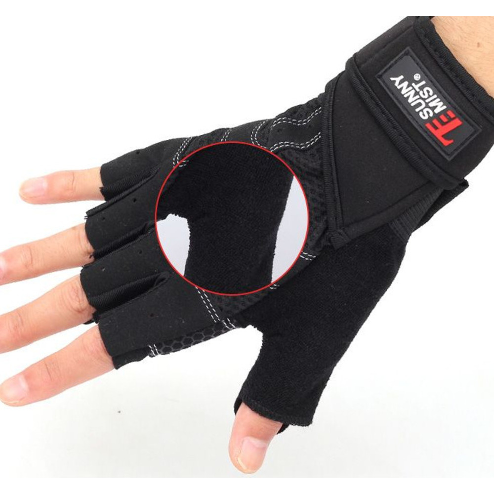 Ventilerande halkfria träningshandskar med handledsstöd_voghion.com
