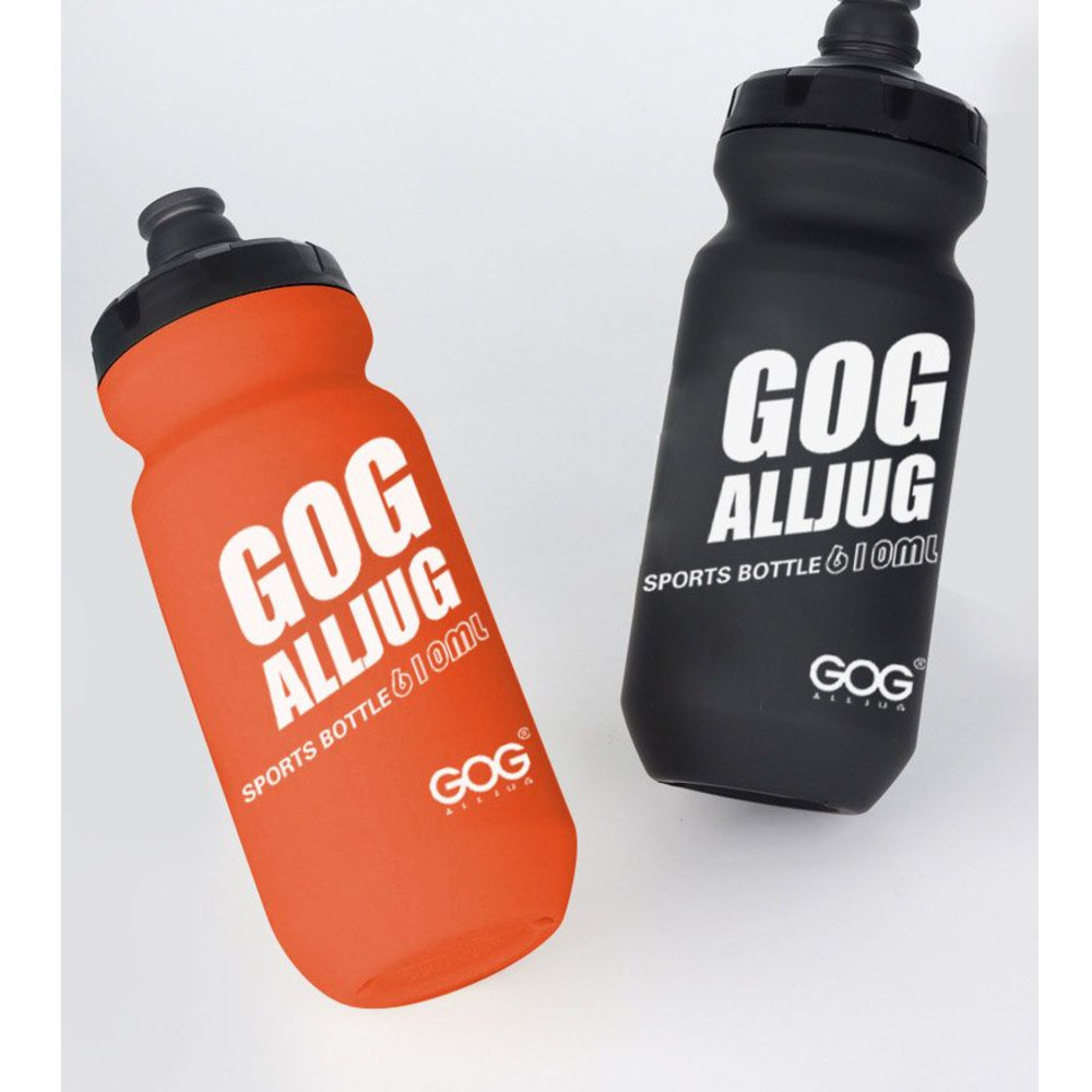 610ML Portable PP5 Sports Bottle With Bite Valve Lid, Outdoor Cycling Squeeze Water Bottle, Food Grade_voghion.com