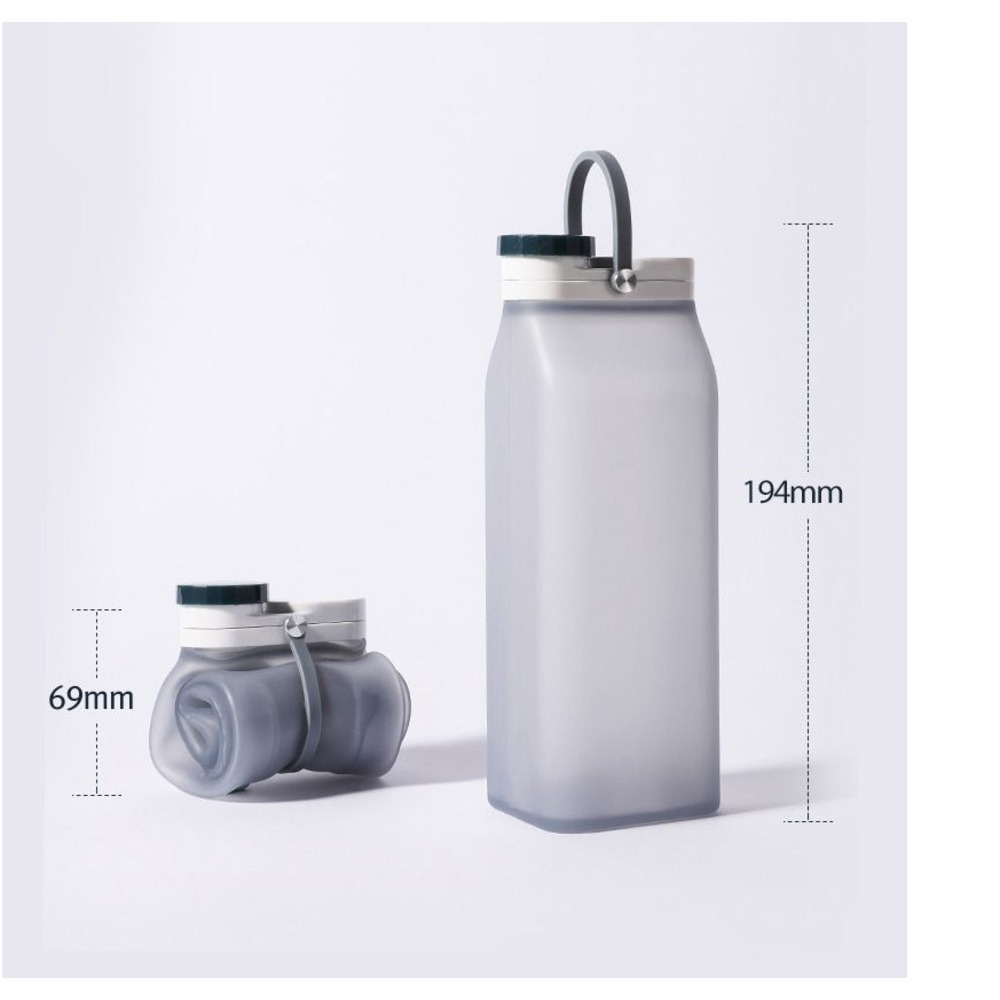 Hersteller: Faltbare Milchflasche aus lebensmittelechtem Silikon, kreativer tragbarer Reise- und Sport-Wasserbecher_voghion.com