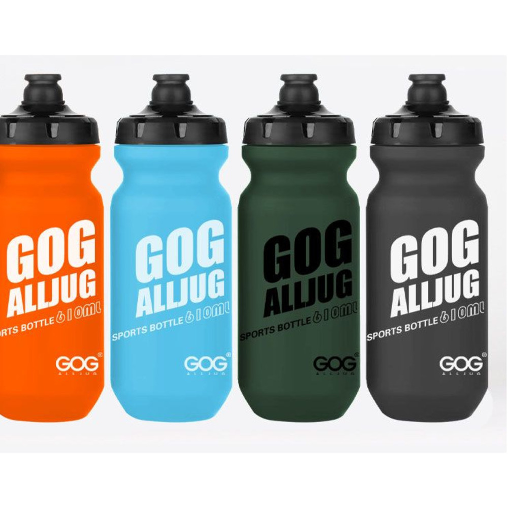 610ML Portable PP5 Sports Bottle With Bite Valve Lid, Outdoor Cycling Squeeze Water Bottle, Food Grade_voghion.com