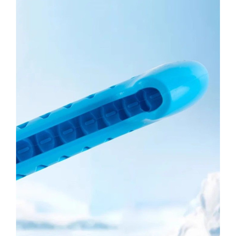 Einziehbare elastische Schlittschuhüberzüge für Eiskunstlauf, weiche Kufenüberzüge_voghion.com