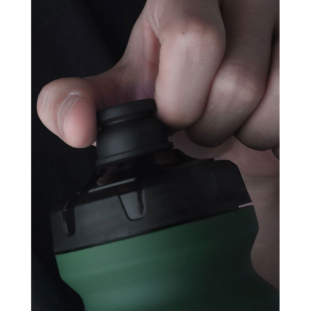 610ML Portable PP5 Sports Bottle With Bite Valve Lid, Outdoor Cycling Squeeze Water Bottle, Food Grade_voghion.com