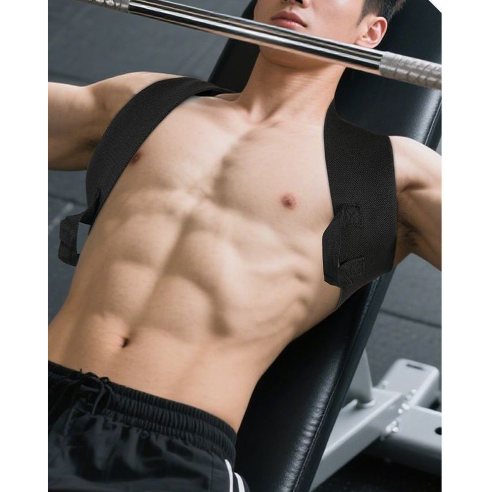 Fitness-Schulterdehnung für Drop-Bench-Press, Rundschultertraining, Verbesserungstool, Liegestütze_voghion.com