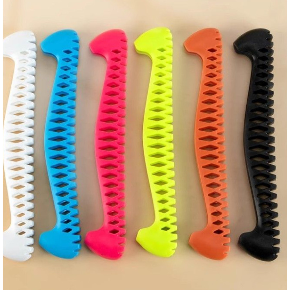 Einziehbare elastische Schlittschuhüberzüge für Eiskunstlauf, weiche Kufenüberzüge_voghion.com