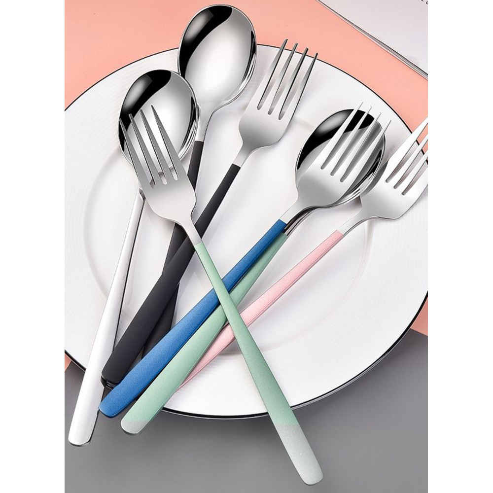 Roestvrijstalen bestekset voor camping en studenten_voghion.com