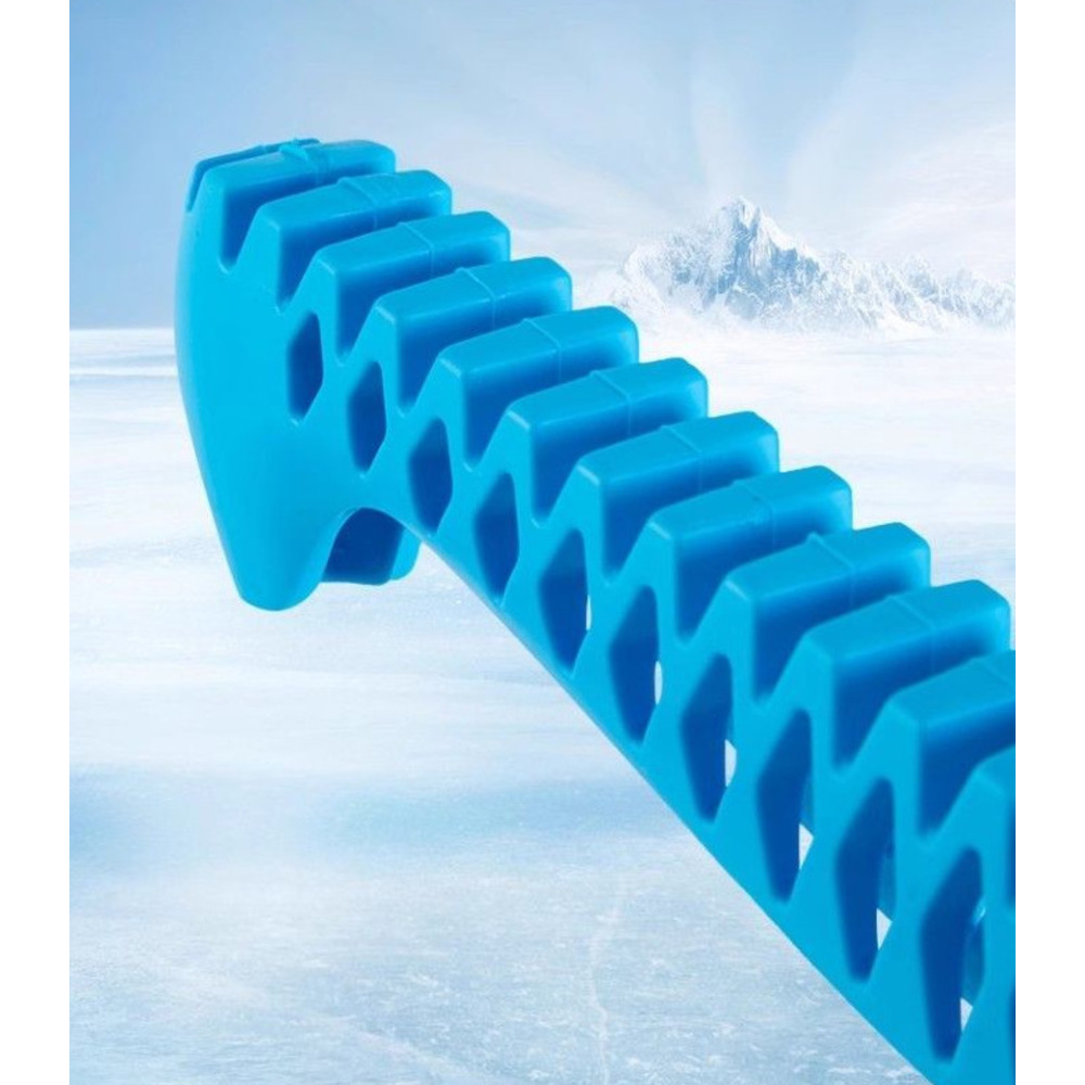 Einziehbare elastische Schlittschuhüberzüge für Eiskunstlauf, weiche Kufenüberzüge_voghion.com