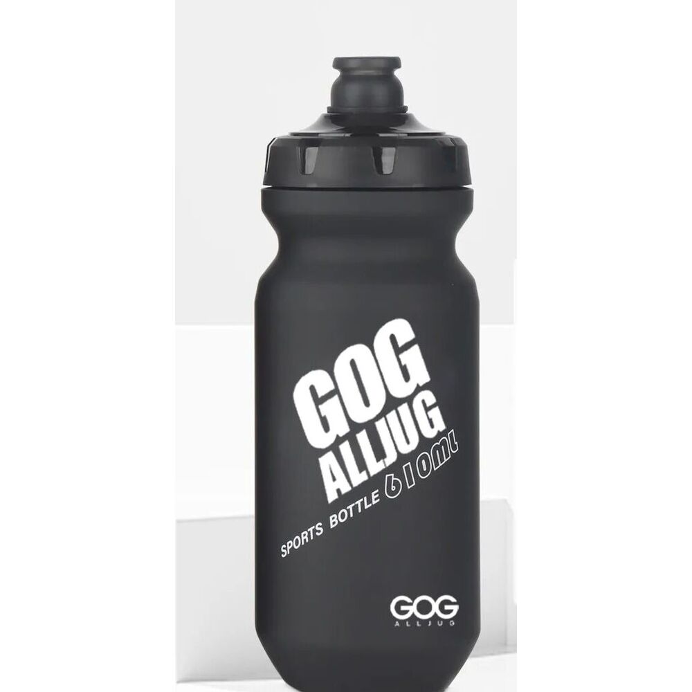 610ML Portable PP5 Sports Bottle With Bite Valve Lid, Outdoor Cycling Squeeze Water Bottle, Food Grade_voghion.com