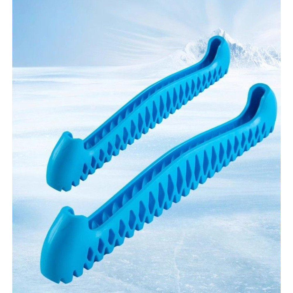 Einziehbare elastische Schlittschuhüberzüge für Eiskunstlauf, weiche Kufenüberzüge_voghion.com