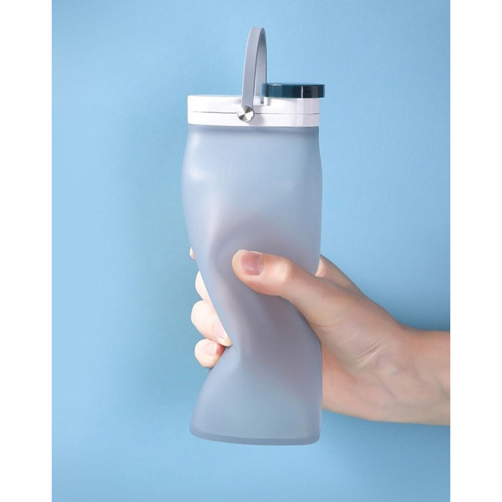 Hersteller: Faltbare Milchflasche aus lebensmittelechtem Silikon, kreativer tragbarer Reise- und Sport-Wasserbecher_voghion.com