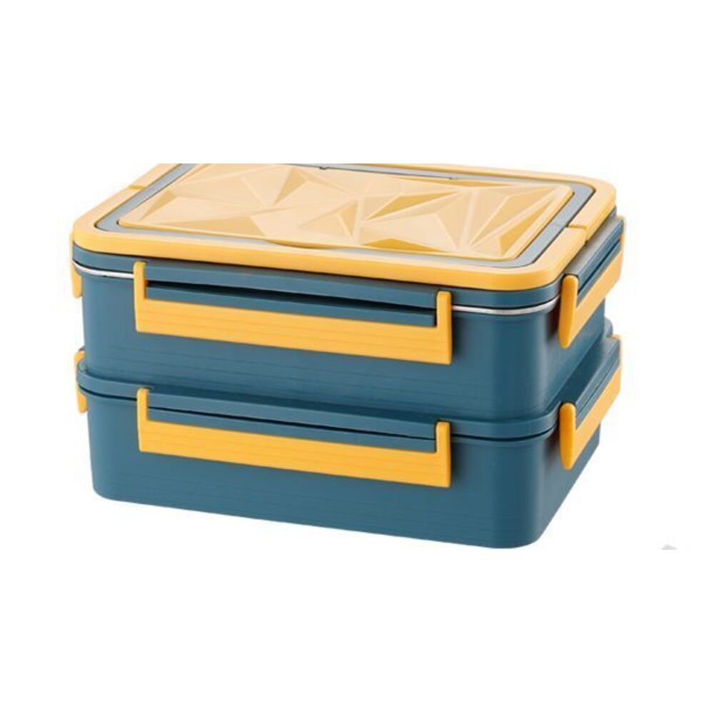 Self-heating No Electricity Or Fire Needed, Compartmented Food Device, Pack Lunch Box, Large-capacity Heating Box_voghion.com