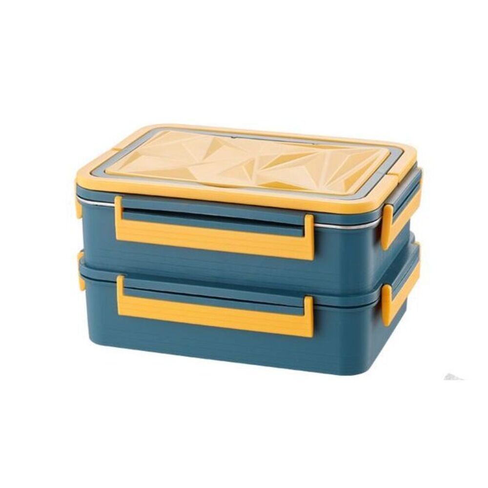 Self-heating No Electricity Or Fire Needed, Compartmented Food Device, Pack Lunch Box, Large-capacity Heating Box_voghion.com