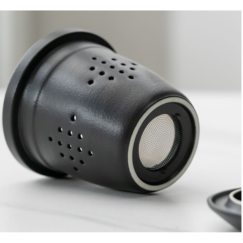 Portable Tea Set For Outdoors Ceramic Travel Teapot And Cup Kit_voghion.com