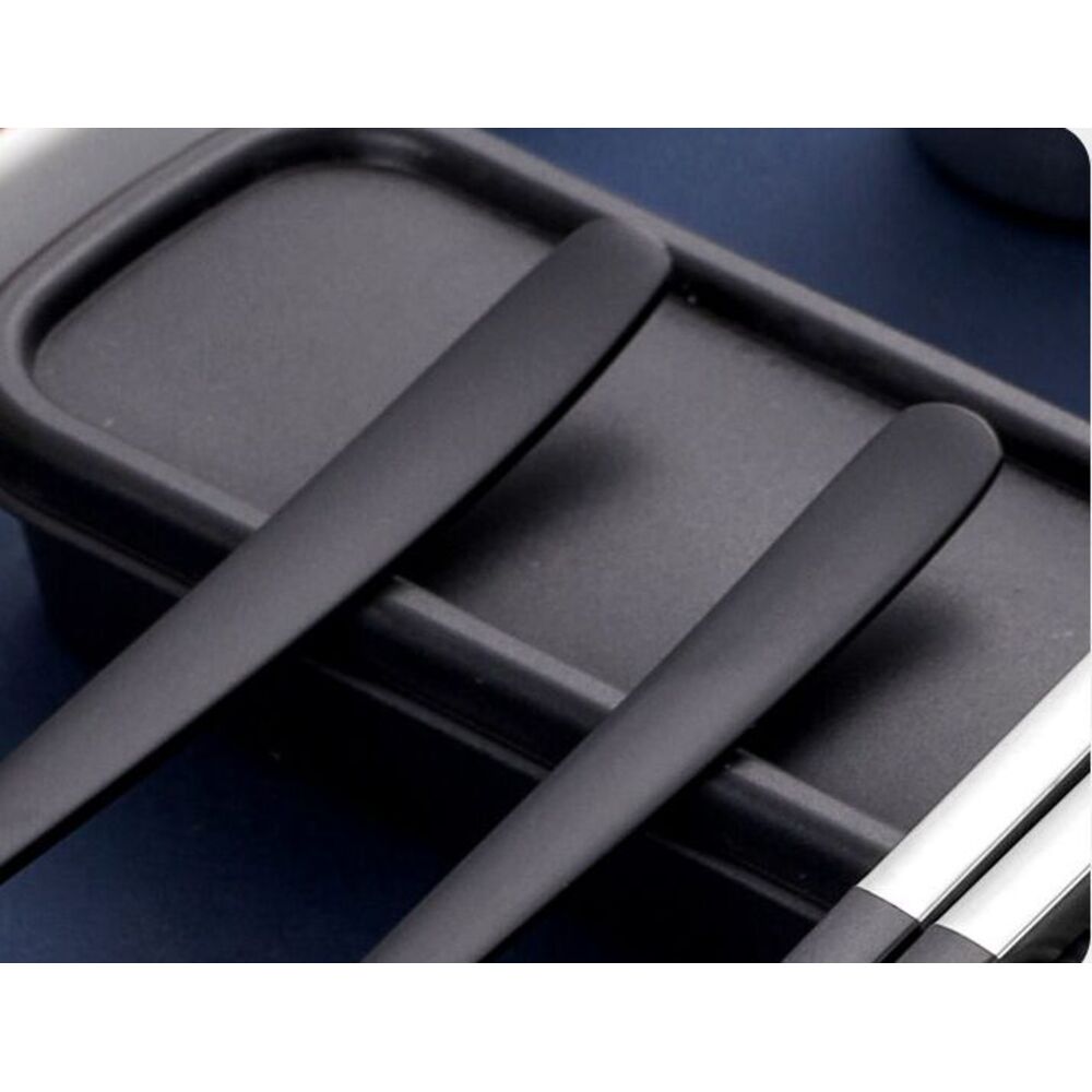 Stainless Steel Student Chopsticks, Spoon, Fork, Portable Three-piece Set, Adult Cutlery For Office Workers, Travel Set_voghion.com